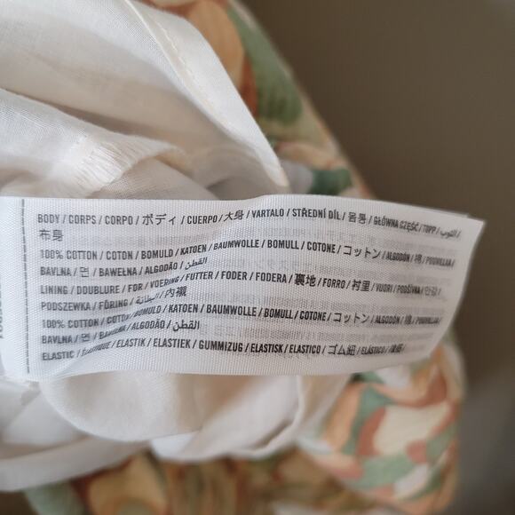 Abercrombie & Fitch Maxi Dress Women's Size‎ XL Knotted Tiered 100 Cotton Summer - Picture 9 of 11